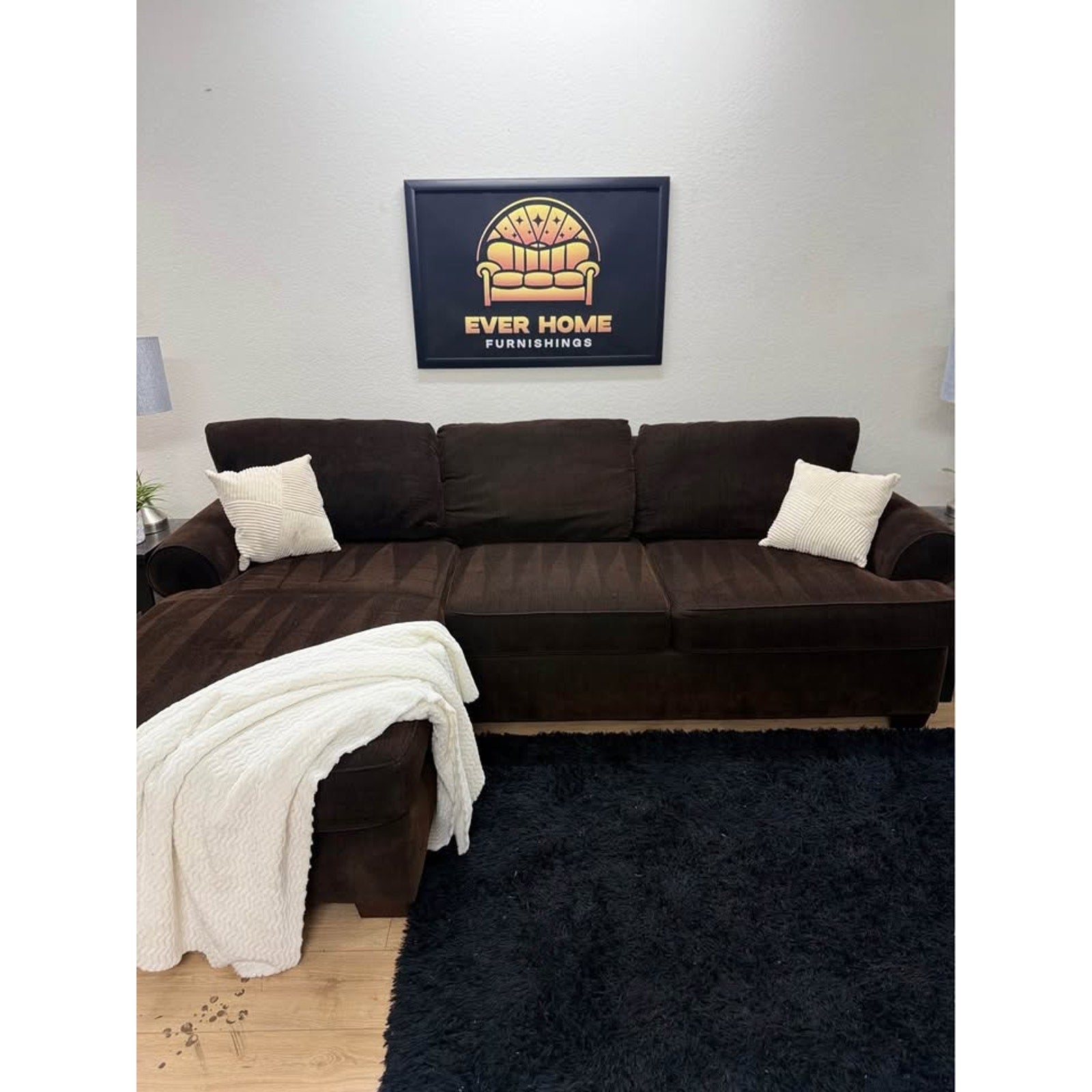 Ashley Furniture Two Piece Sectional w/ Reversible Chaise