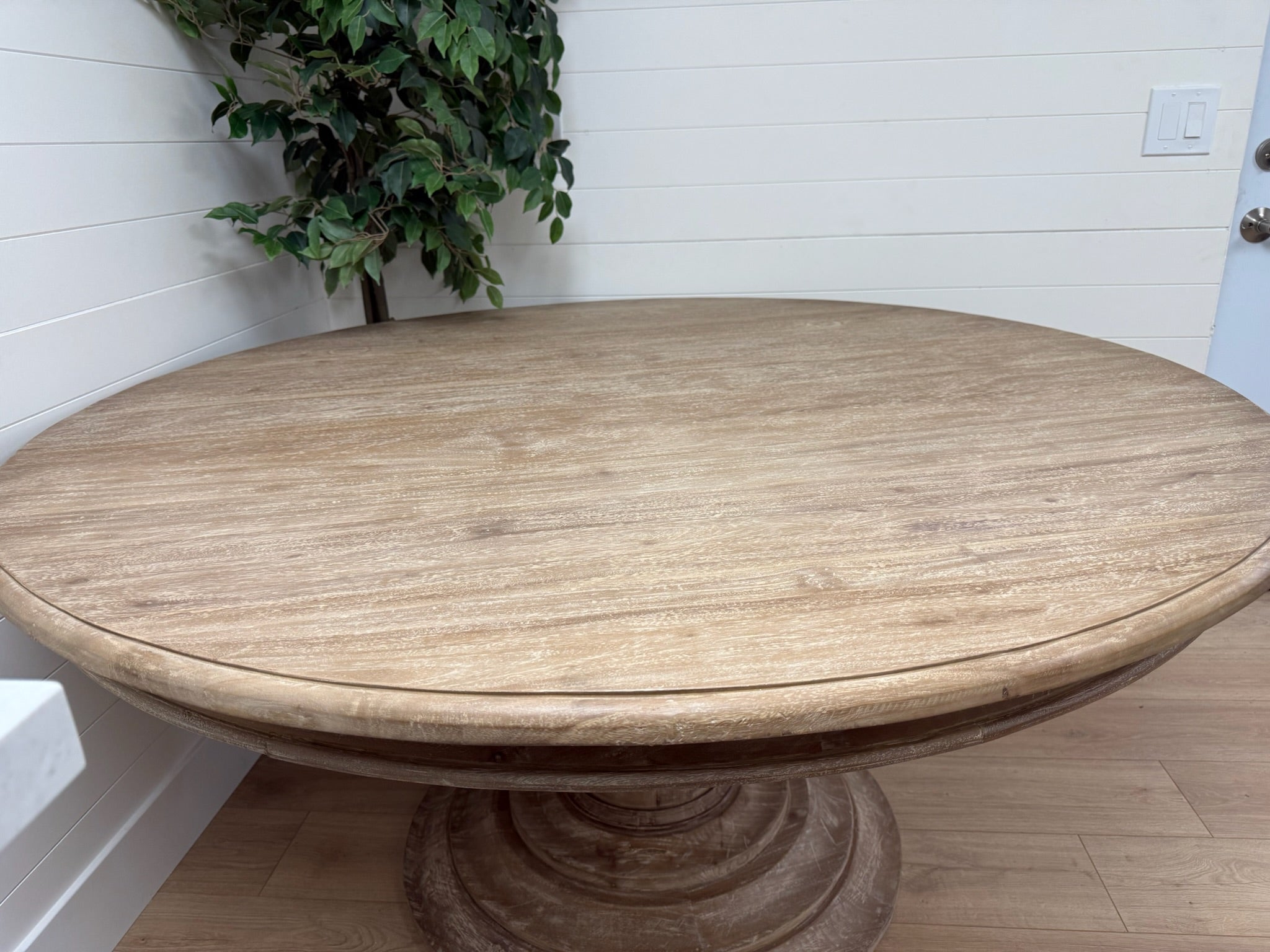 Ophelia & Co. - Attah Mahogany Solid Wood Dining Table - Left Side
