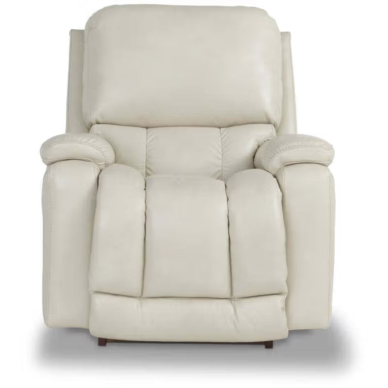 La-Z-Boy Greyson Leather Match Power Rocking Recliner with Power Headrest and Lumbar - Front